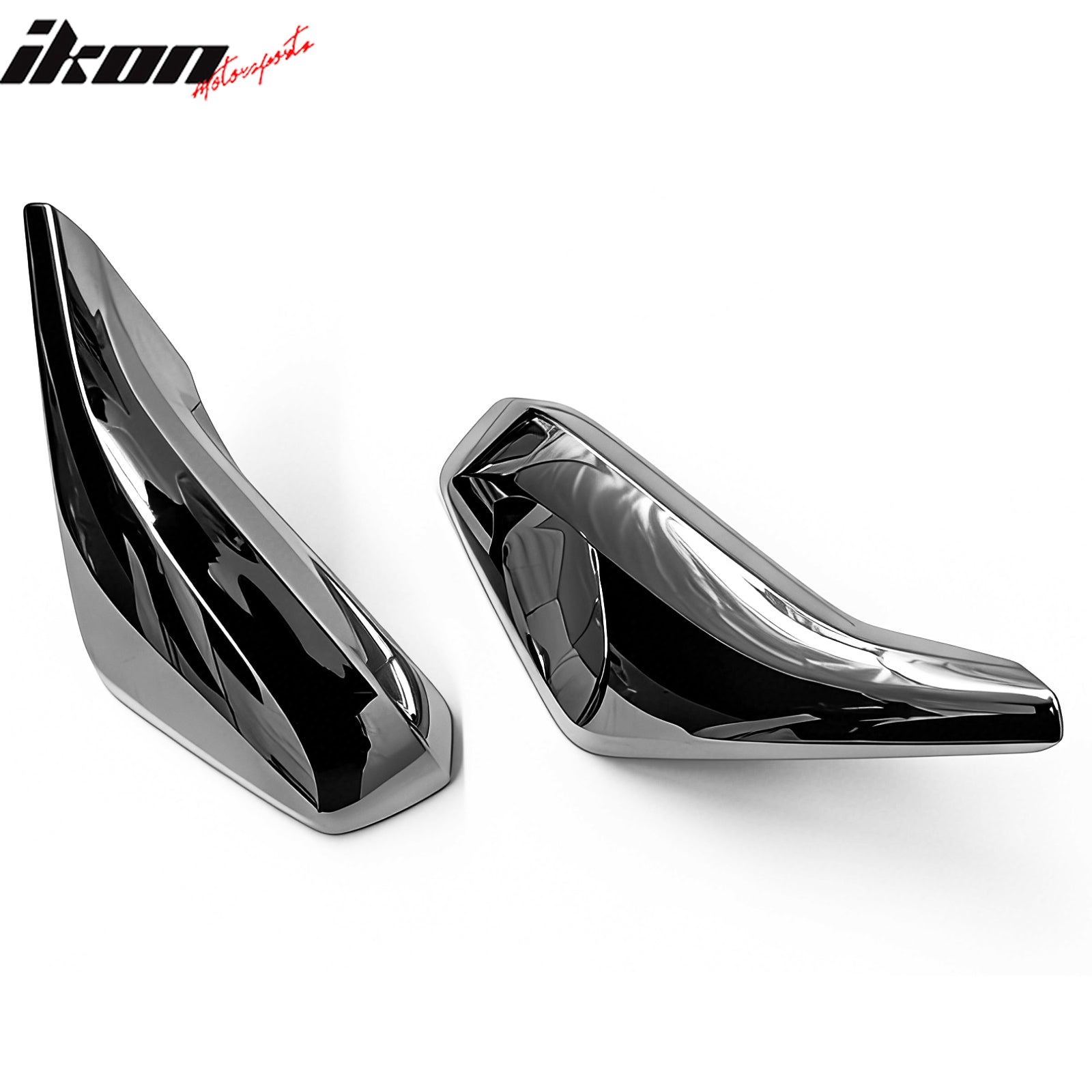 Fits 10-15 Chevrolet Camaro Side Rearview Mirror Cover Cap Replacement Chrome