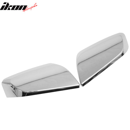 Fits 14-15 Chevrolet Impala 2PCS Rear View Side Mirror Covers Replacement Chrome