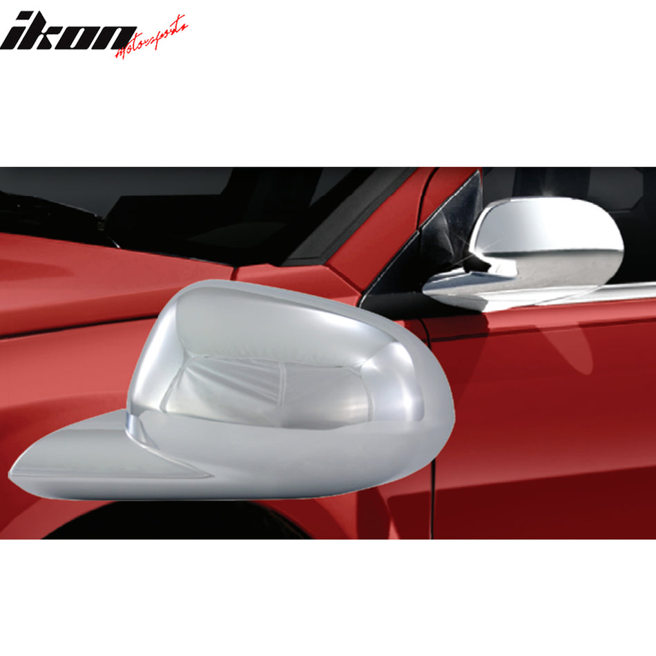 2007-2012 Dodge Caliber Chrome 2PCS Side Rearview Mirror Cover Cap ABS