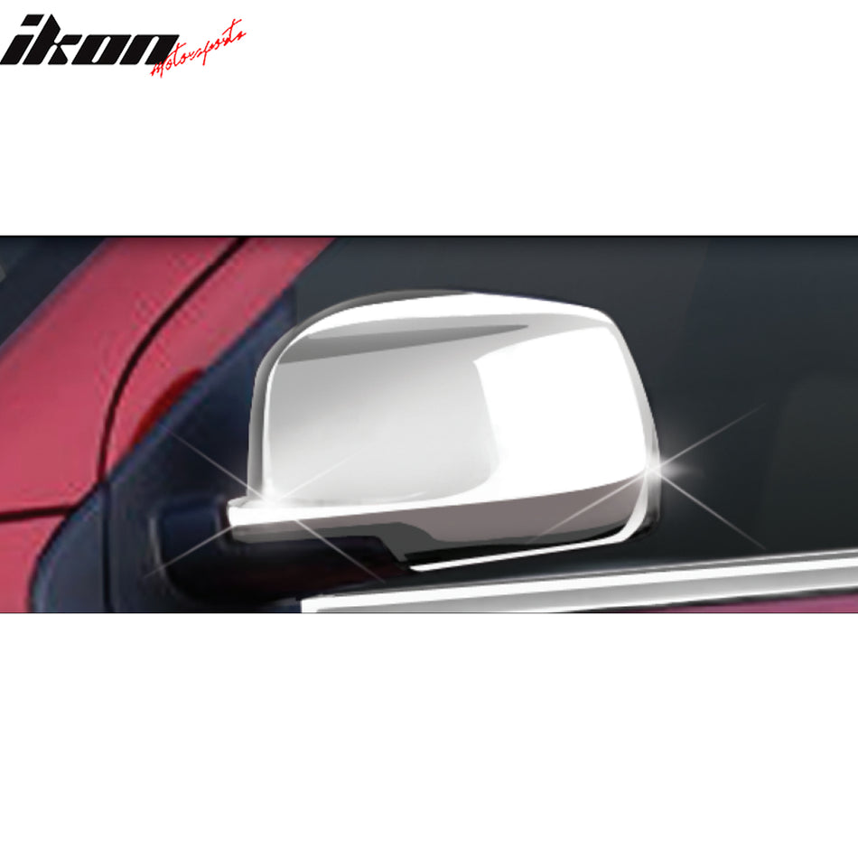 2009-2019 Dodge Journey Chrome 2PCS Side Rearview Mirror Cover Cap ABS