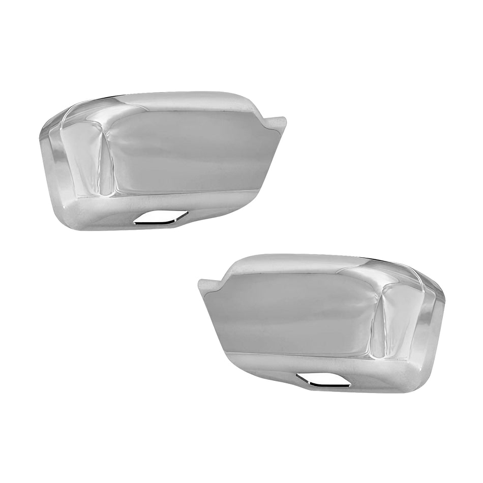 2006-2012 Ford Fusion Side Mirror Cover W/Puddle Light Cut Out Chrome