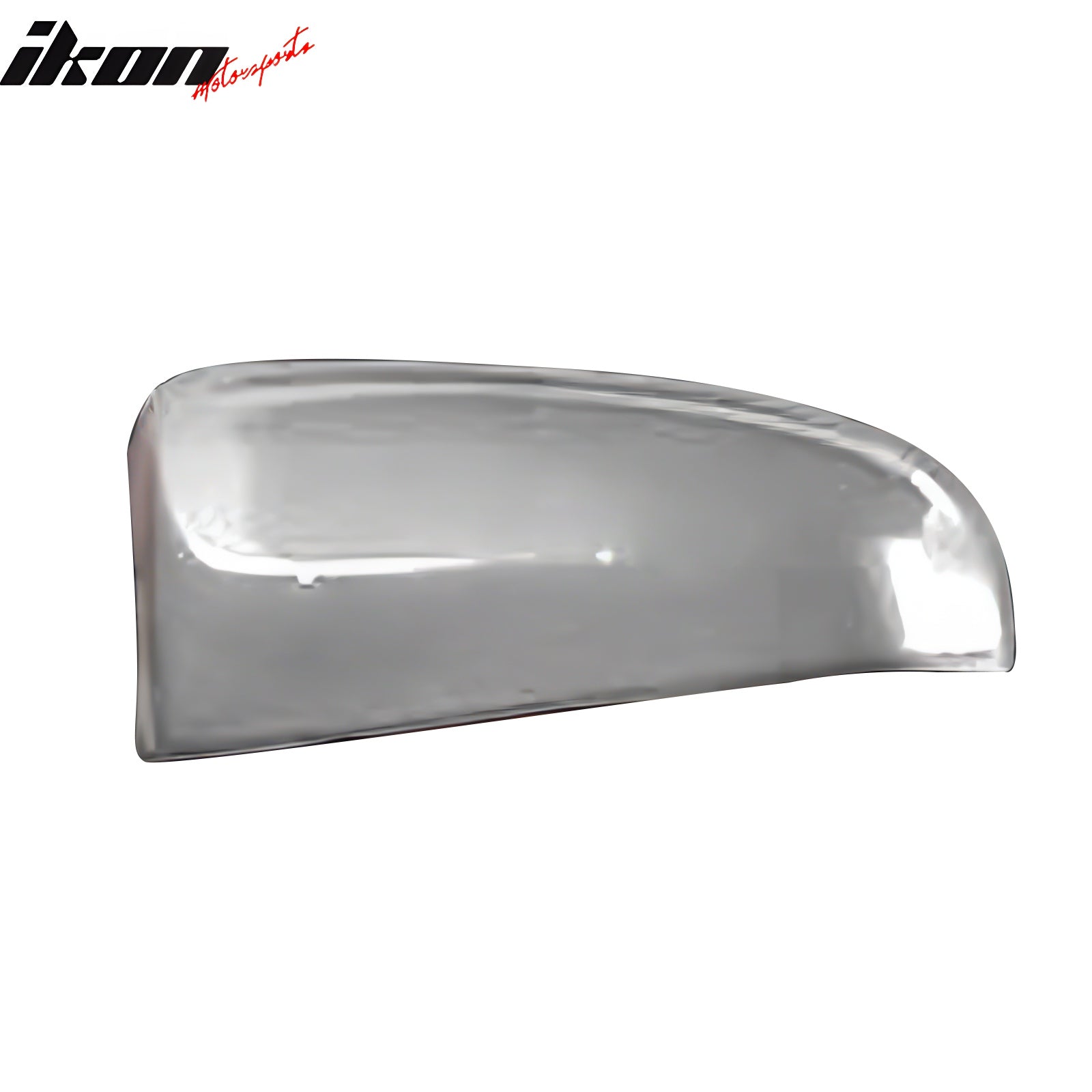 IKON MOTORSPORTS, 2PCS Mirror Covers Compatible With 2012-2017 Toyota Camry 2014-2019 Corolla 2013-2015 Venza 2013-2018 Yaris, Front Driver Passenger Side Rear View Mirror Cover Cap ABS Plastic Chrome