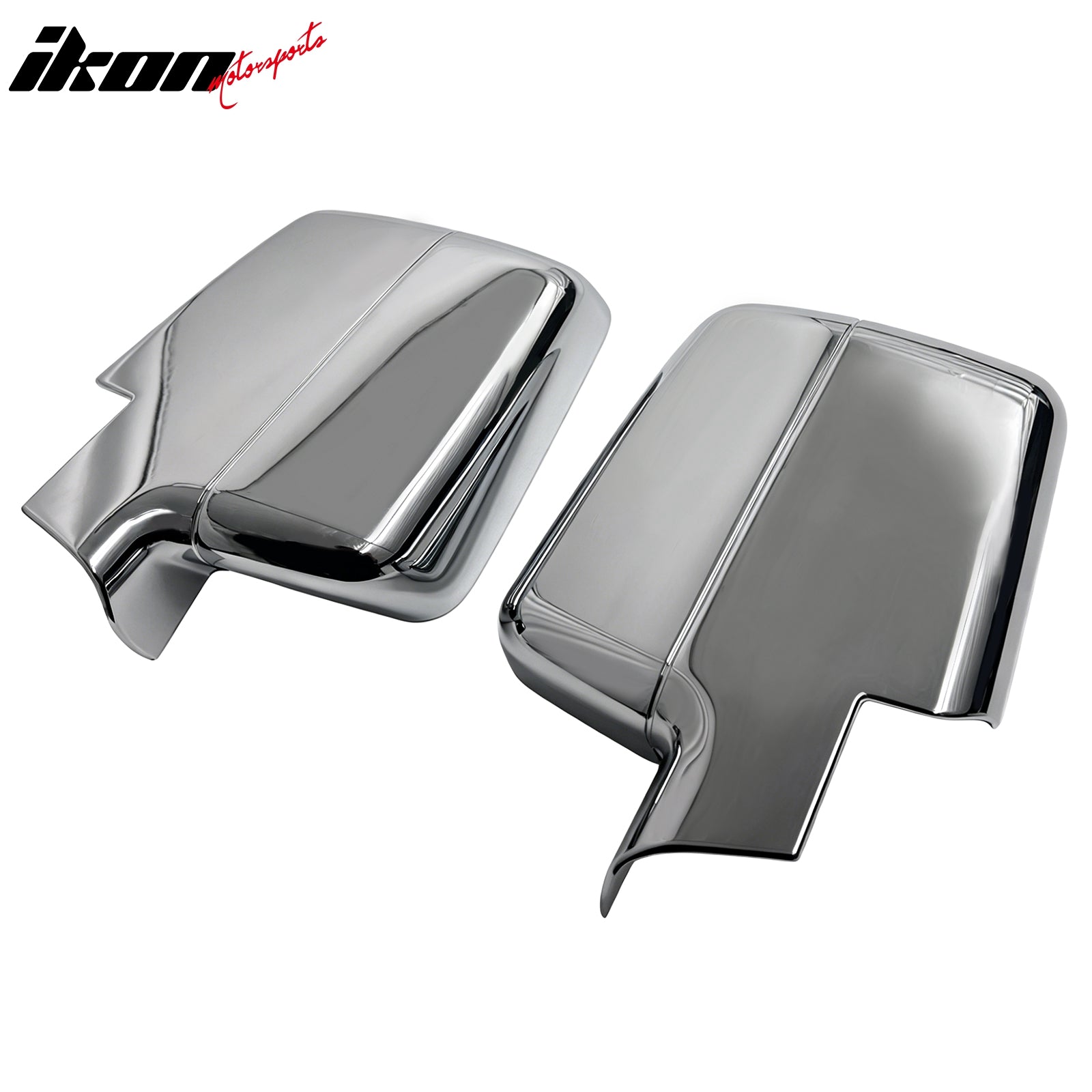 Fits 04-08 F-150 Lariat/FX4/XLT & Mark LT Rear Side View Mirror Cover Chrome ABS