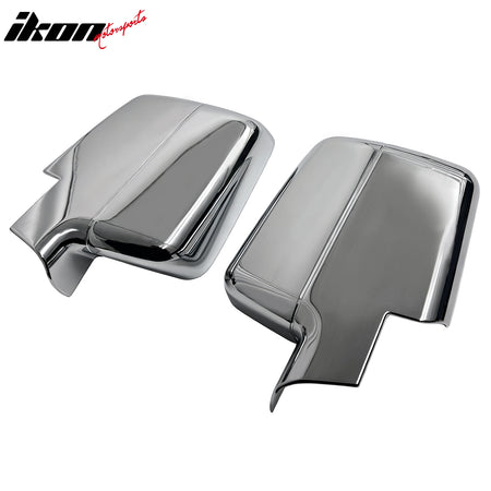 Fits 04-08 F-150 Lariat/FX4/XLT & Mark LT Rear Side View Mirror Cover Chrome ABS
