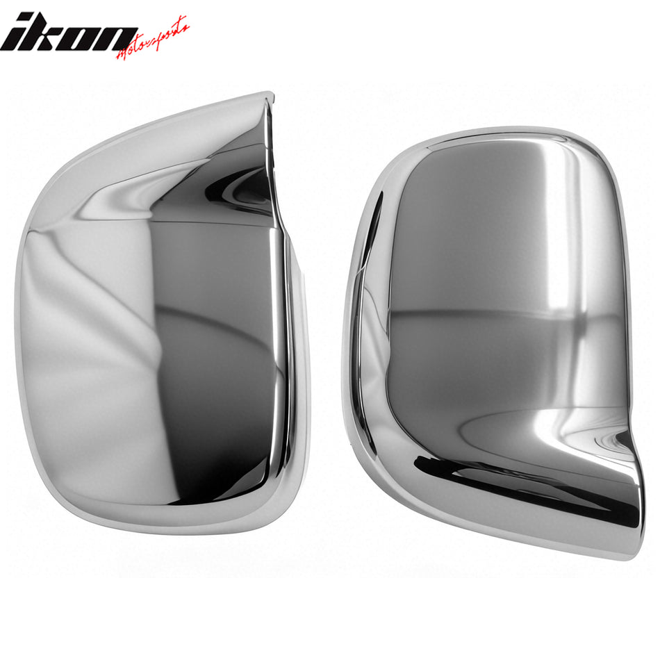 2002-2008 Dodge Ram 1500 2002-2009 2500 3500 Chrome Mirror Covers Full Cap ABS Pair
