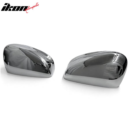 Fits 08-17 Honda Accord 10-15 Crosstour Chrome Mirror Covers Top Cap ABS Pair