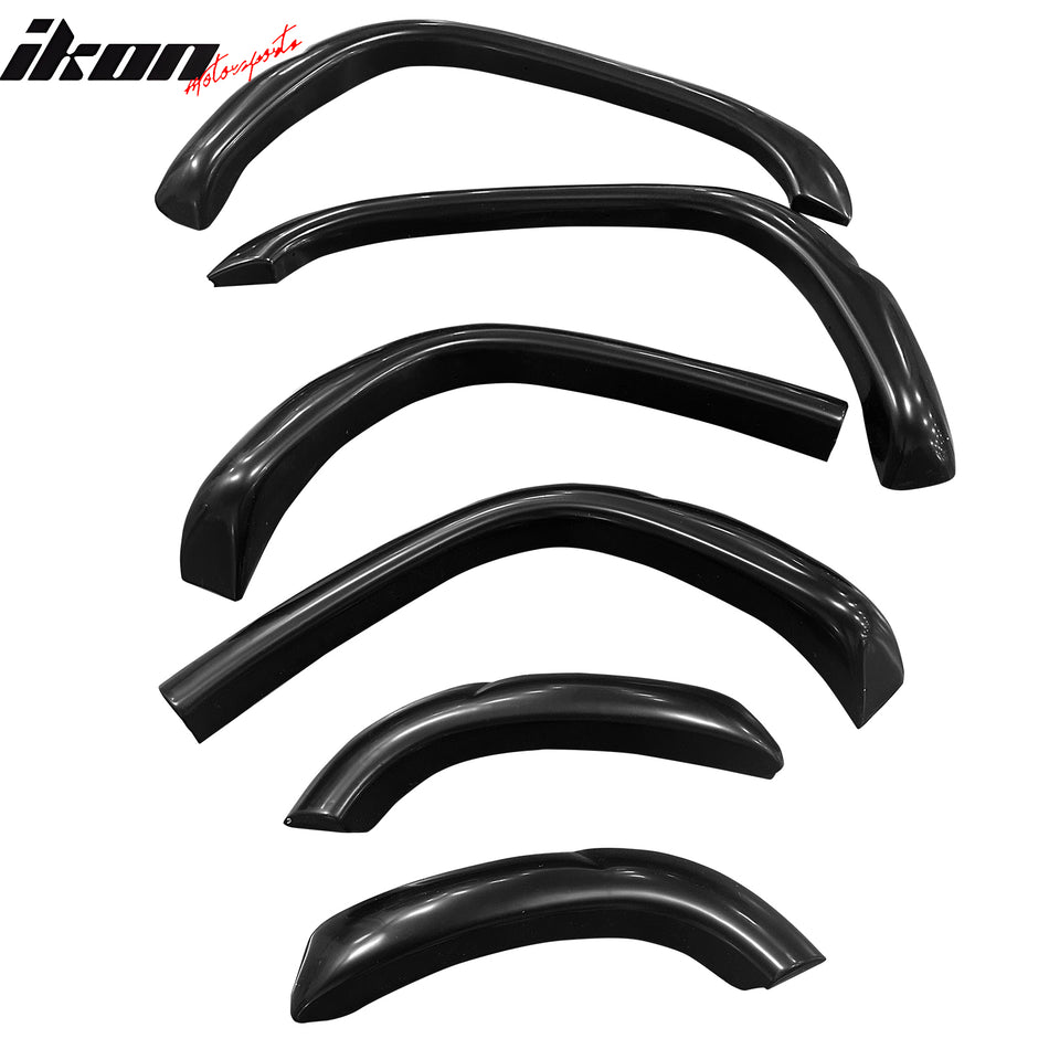2000-2002 Chevrolet Tahoe GMC Yukon Wheel Fender Flares Mud Guard 6PCS