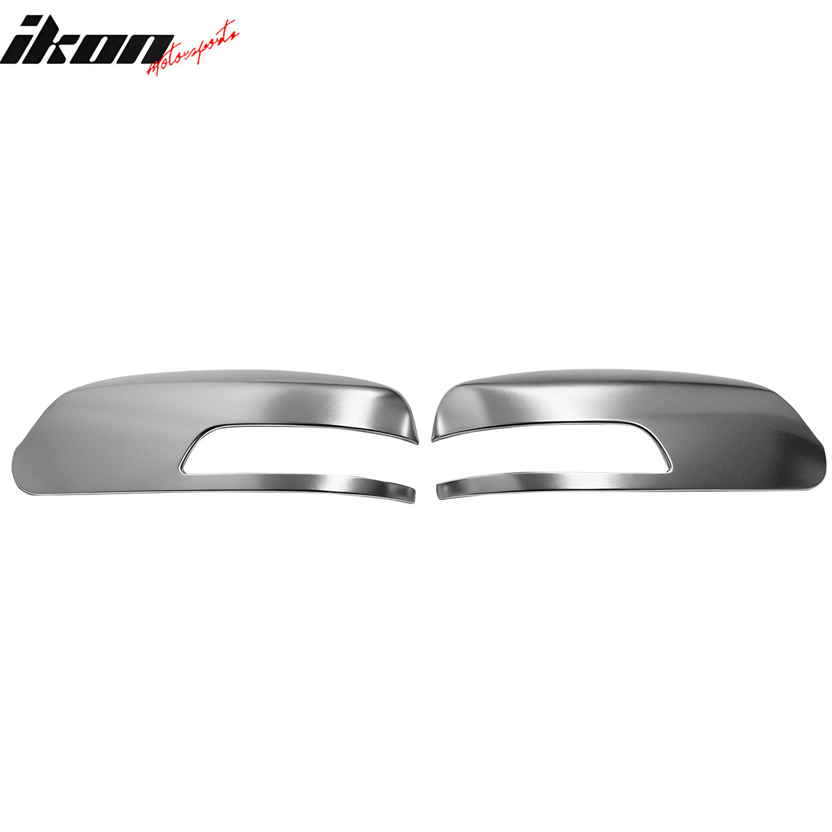IKON MOTORSPORTS Mirror Cover, Compatible with 2011-2015 Kia Sorento EX/LX (5 LED), Chrome ABS Rear View Mirror Protector Full Cap, 2PCS