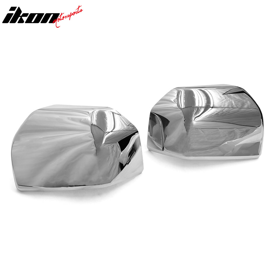 Fit 2015-2020 Ford F-150 Mirror Cover Protector Cap Chrome ABS