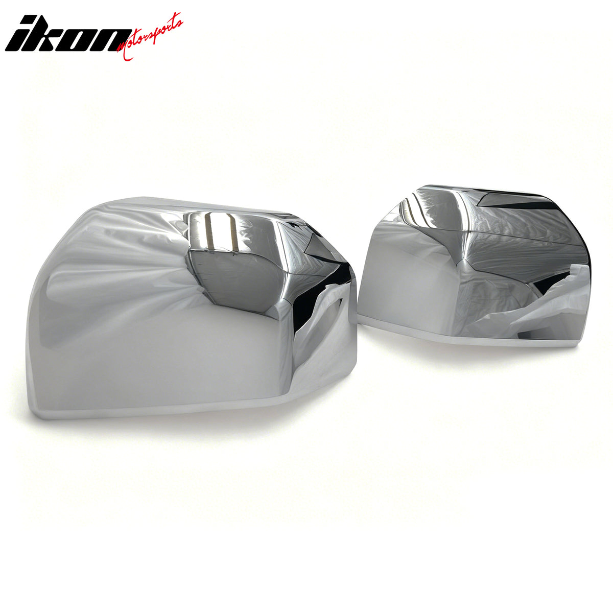 Fits 15-20 Ford F-150 Rearview Mirror Cover Left Right Side Caps Chrome ABS Pair