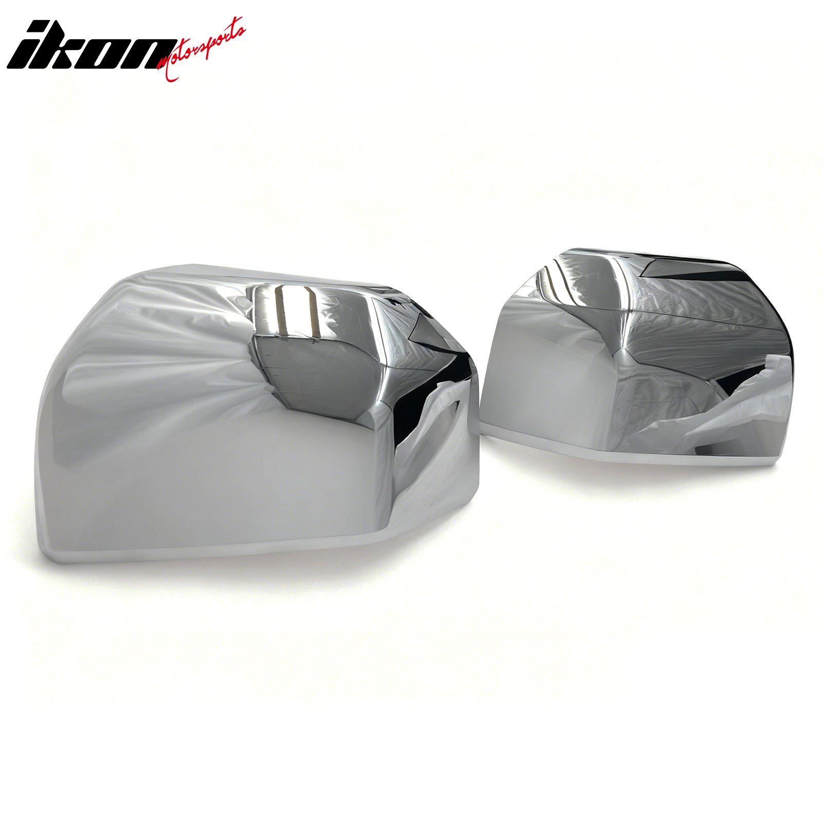 Fits 15-20 Ford F-150 Rearview Mirror Cover Left Right Side Caps Chrome ABS Pair
