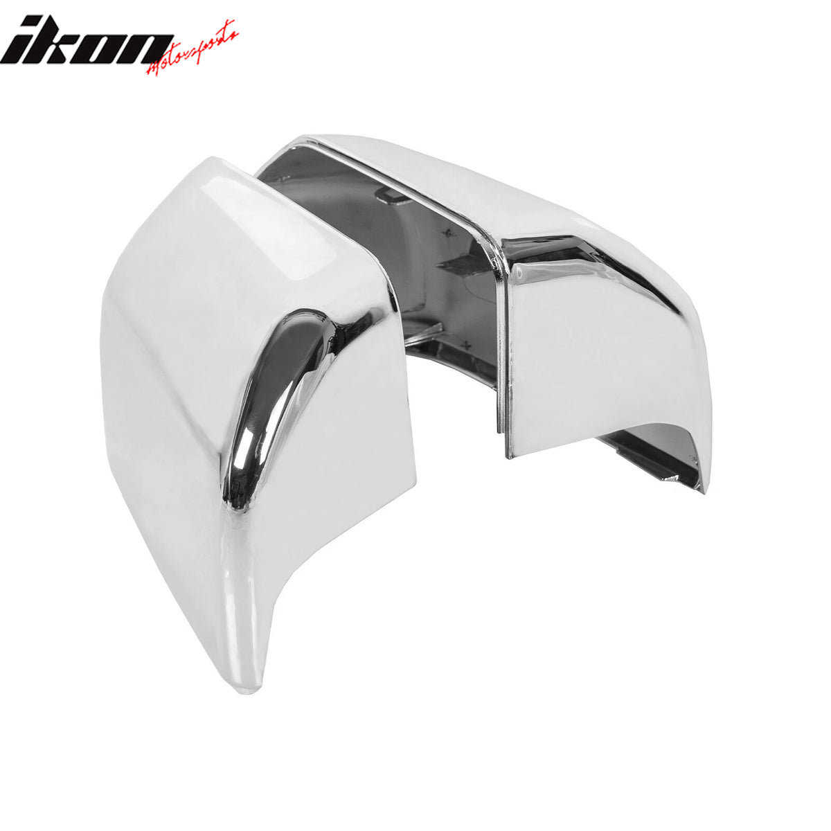 Fits 15-20 Ford F-150 Rearview Mirror Cover Left Right Side Caps Chrome ABS Pair