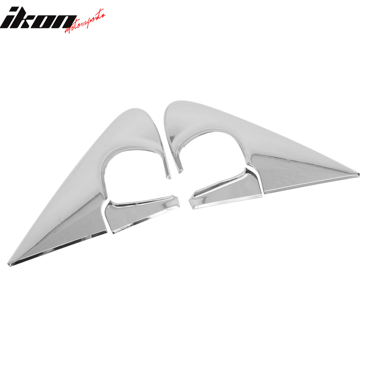 Fits 07-12 Hyundai Santa Fe Side Rear View Mirror Covers Replacement Chrome ABS