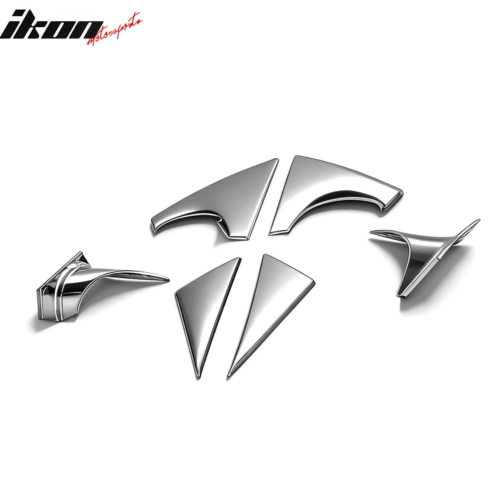 Fits 11-14 Hyundai Sonata Side Rear View Mirror Bracket Cover Replacement Chrome