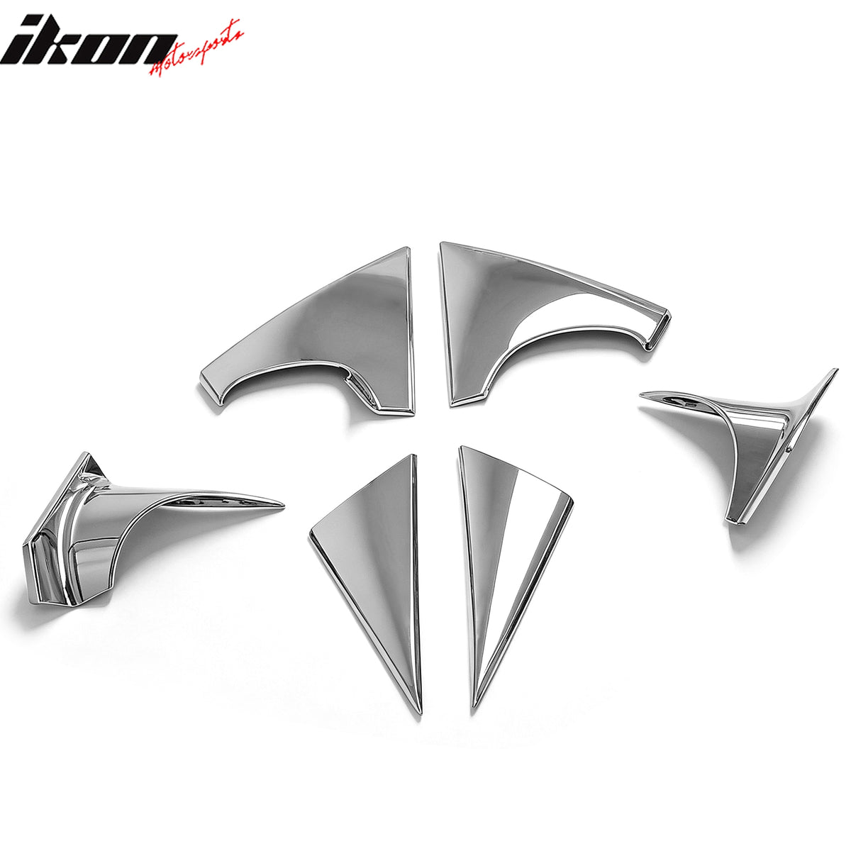 Fits 10-15 Hyundai Tucson LH RH Side Rear View Mirror Bracket Covers ABS Chrome