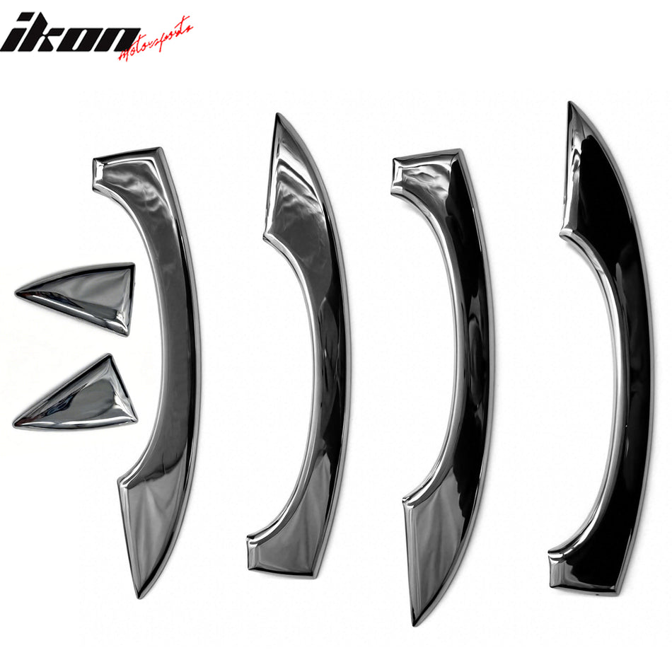 2012-2018 Audi A6/A6L Sedan Left Right Side Door Handle Covers Trim Chrome ABS