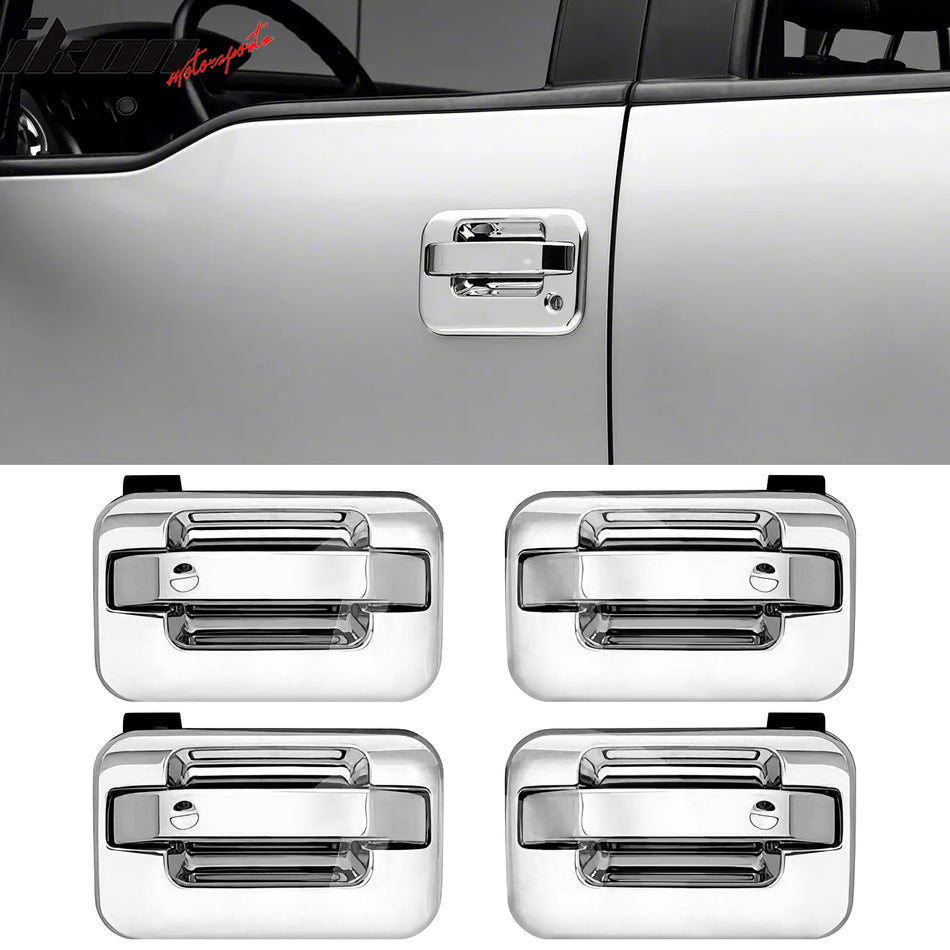 Door Handle Cover for Ford F-150 2004-2009 Chrome W/ 2-Keyhole ABS