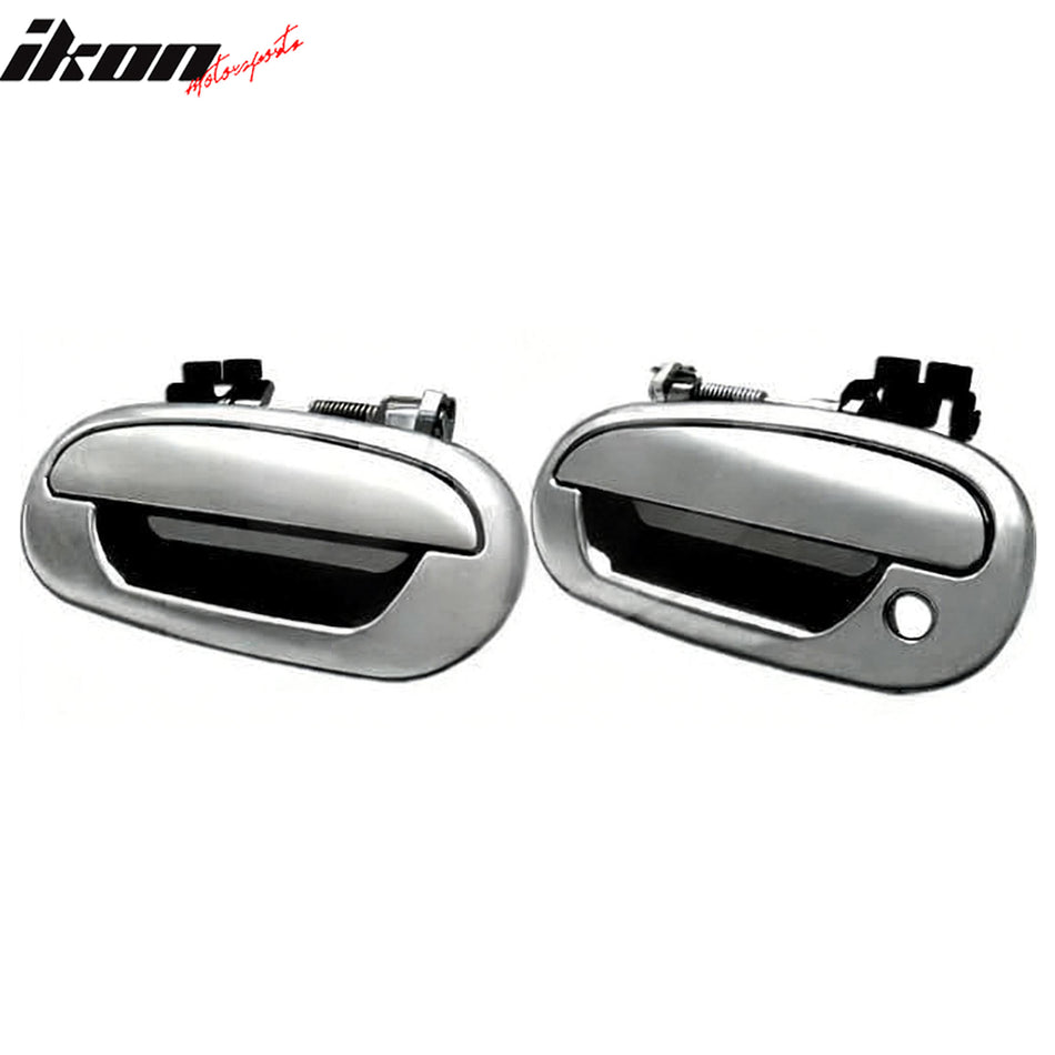 1997-2003 Ford F-150 2PCS Door Handle Cover Protector W/Key Pad Chrome