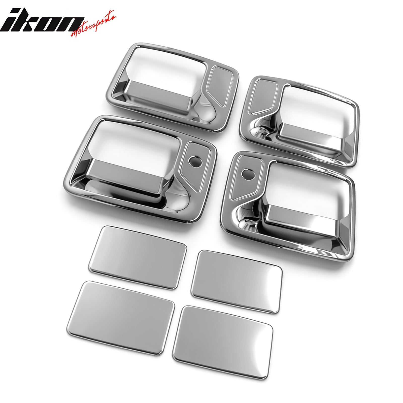 Fits 99-16 Ford F250/F350/F450/F550 Super Duty Door Handle Covers w/ 2 Key Holes