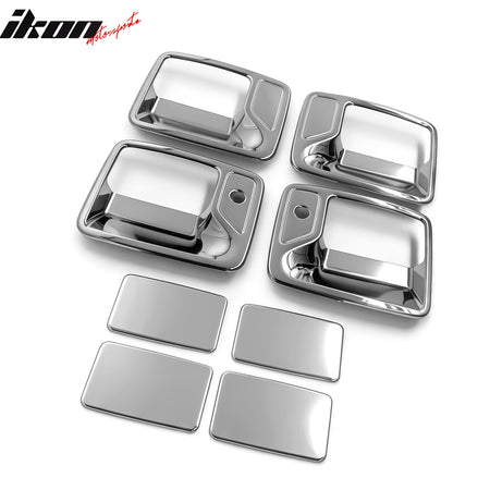 Fits 99-16 Ford F250/F350/F450/F550 Super Duty Door Handle Covers w/ 2 Key Holes