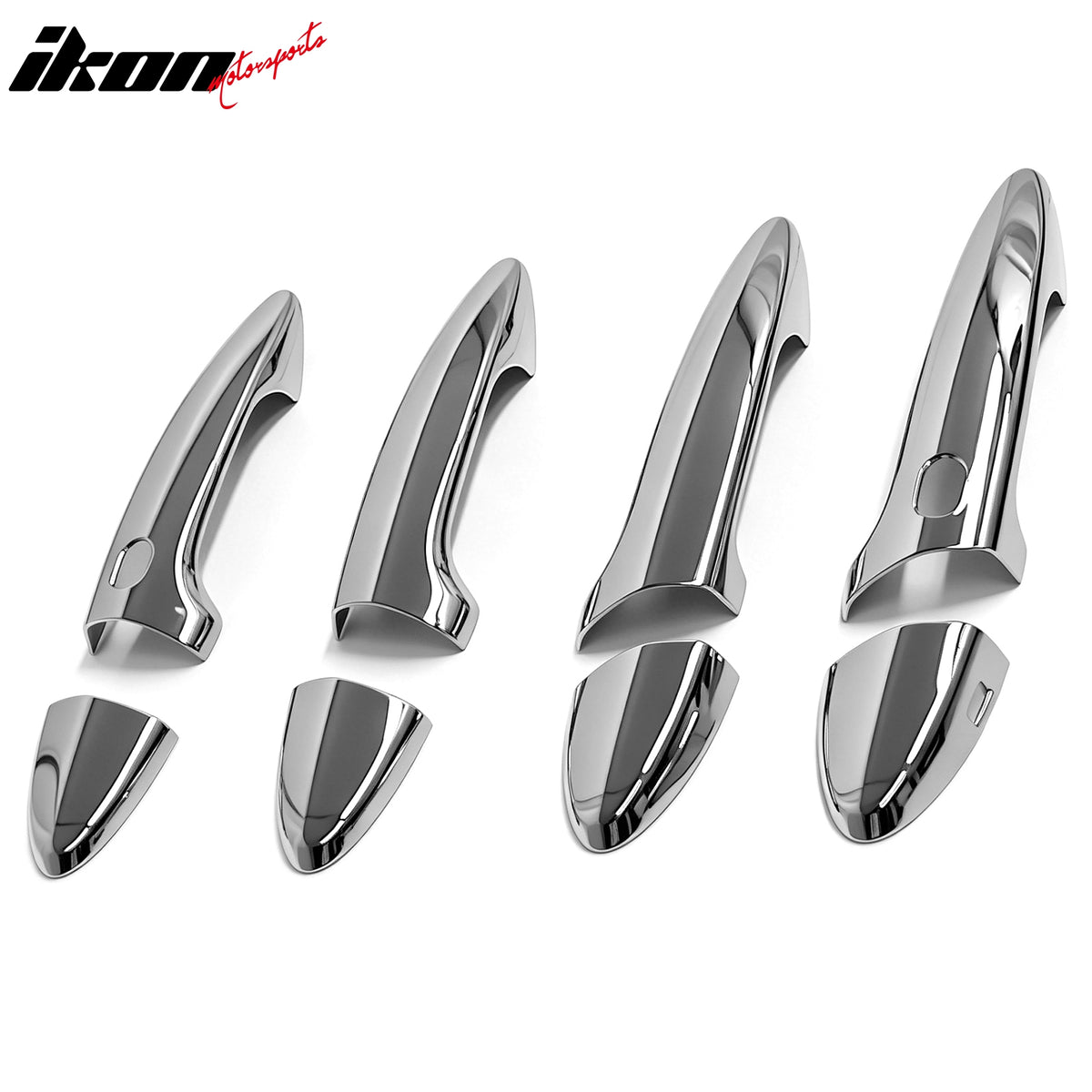Fits 06-13 Lexus IS250/IS350 Chrome ABS Door Handle Cover w/ 2 Smart Key Cut-Out