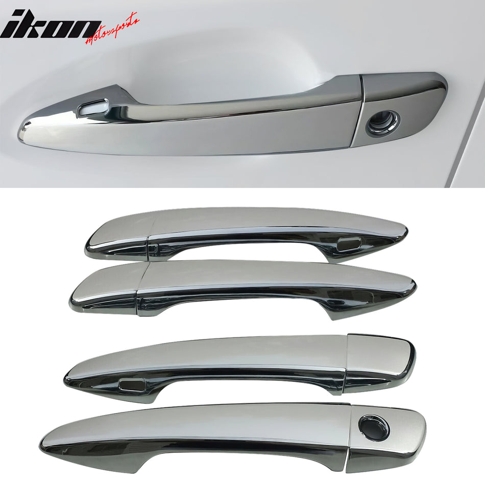 2010-2016 Lexus RX350/RX450h Chrome ABS Door Handle Covers Trim w/ 1-Key Hole