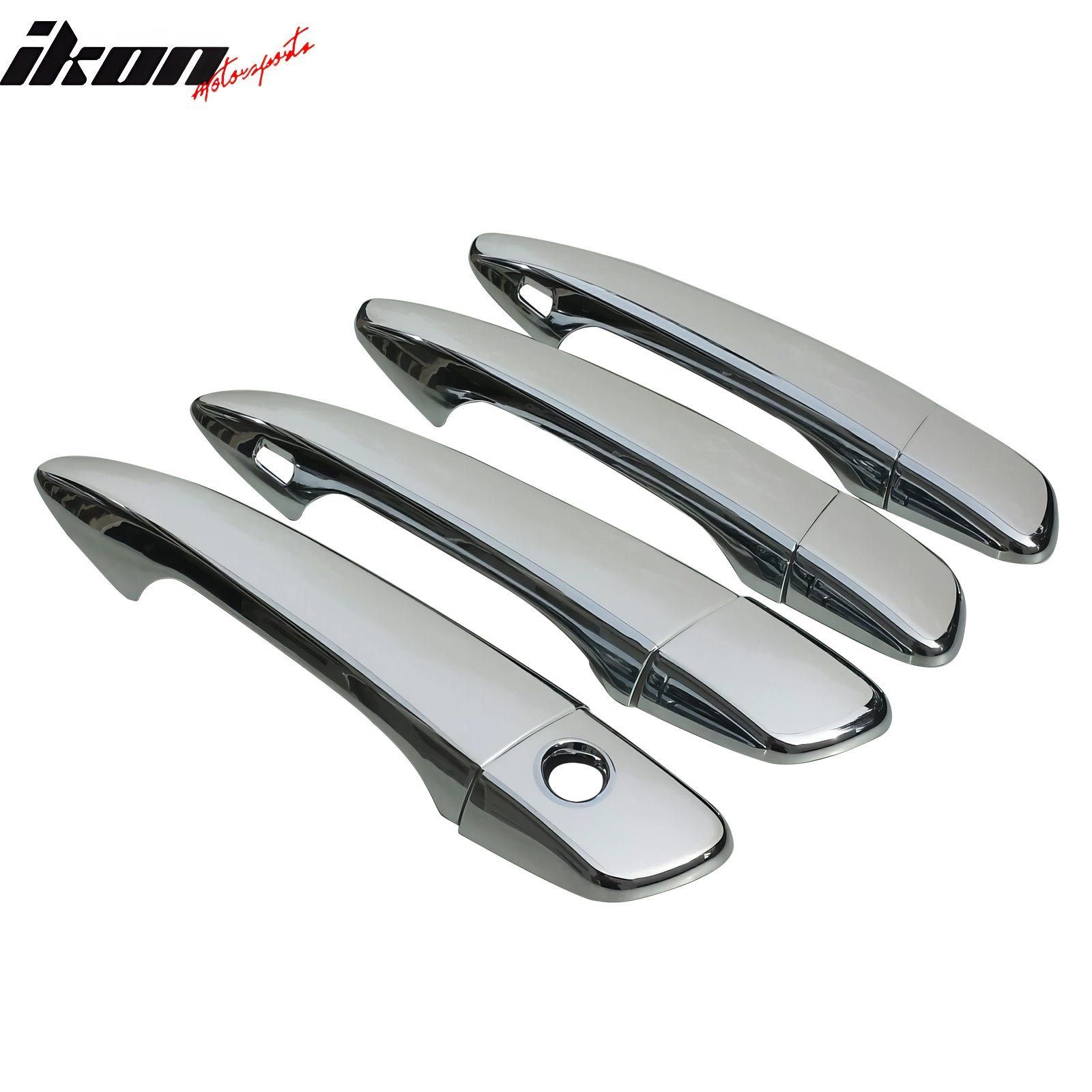 Fits 10-16 Lexus RX350/RX450h Chrome ABS Door Handle Covers Trim w/ 1-Key Hole