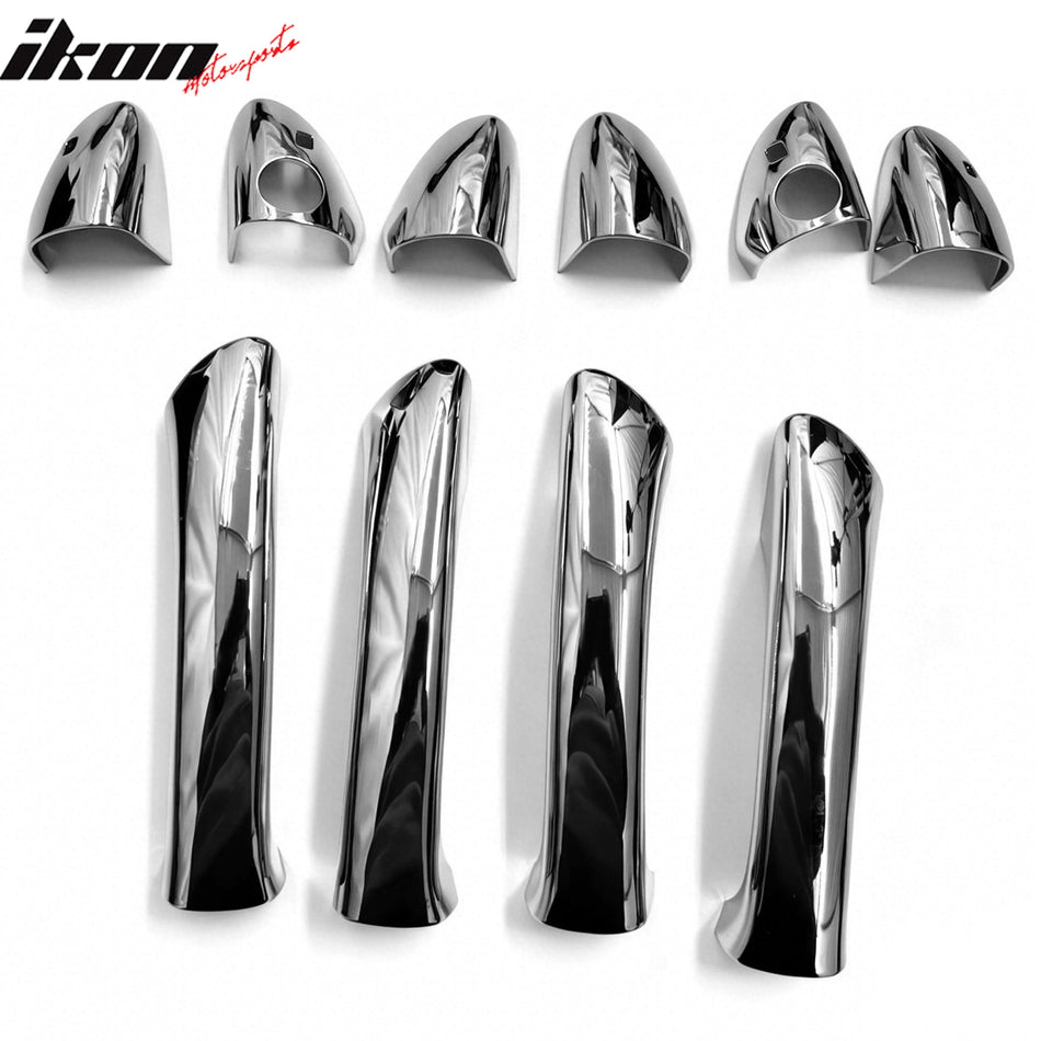 2001-2007 Benz W203 C-Class& 2003-2009 W211 E-Class Sedan Door Handle Covers Chrome