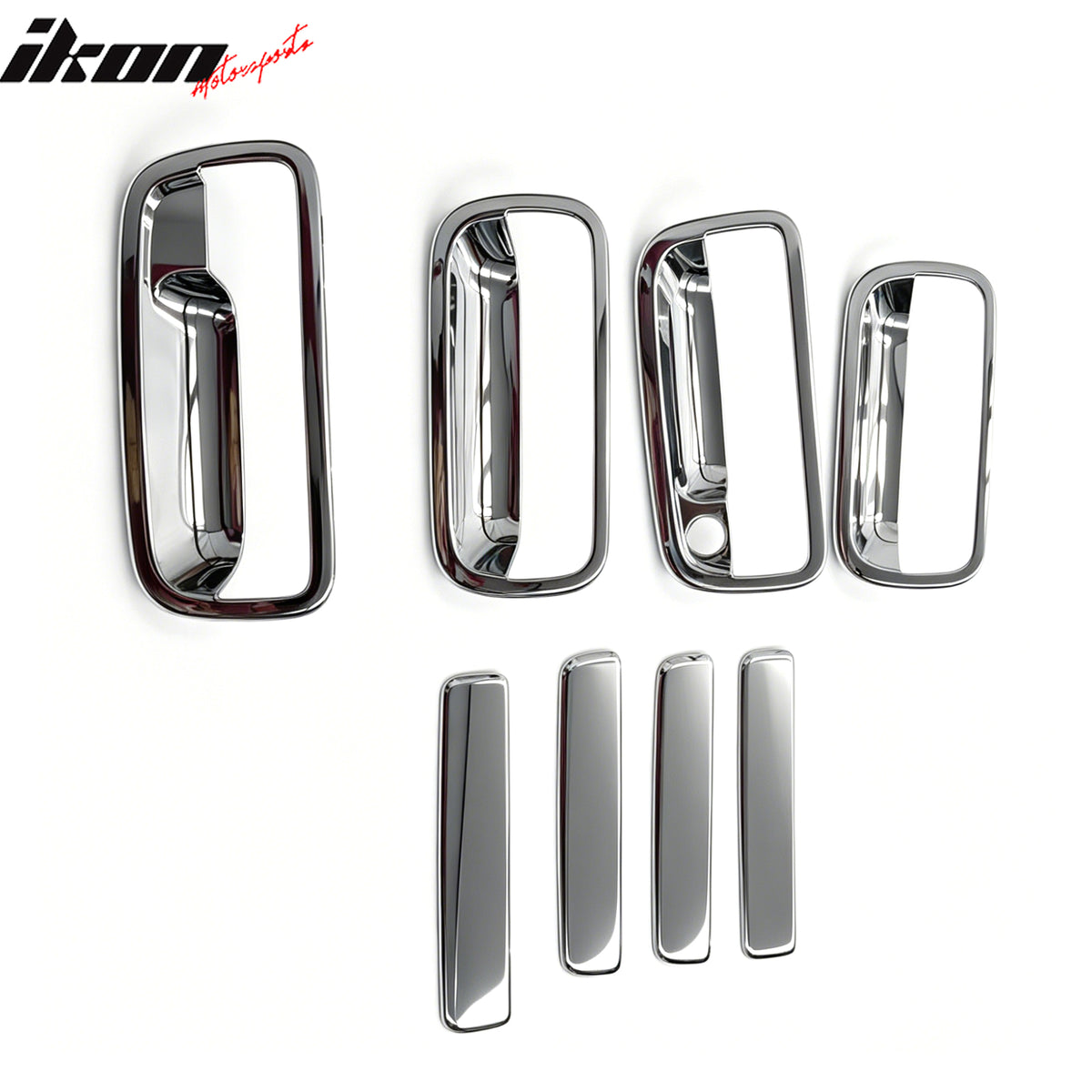 Fits 95-04 Toyota Tacoma 99-02 4Runner 4PCS Door Handle Cover W/1-Keyhole Chrome