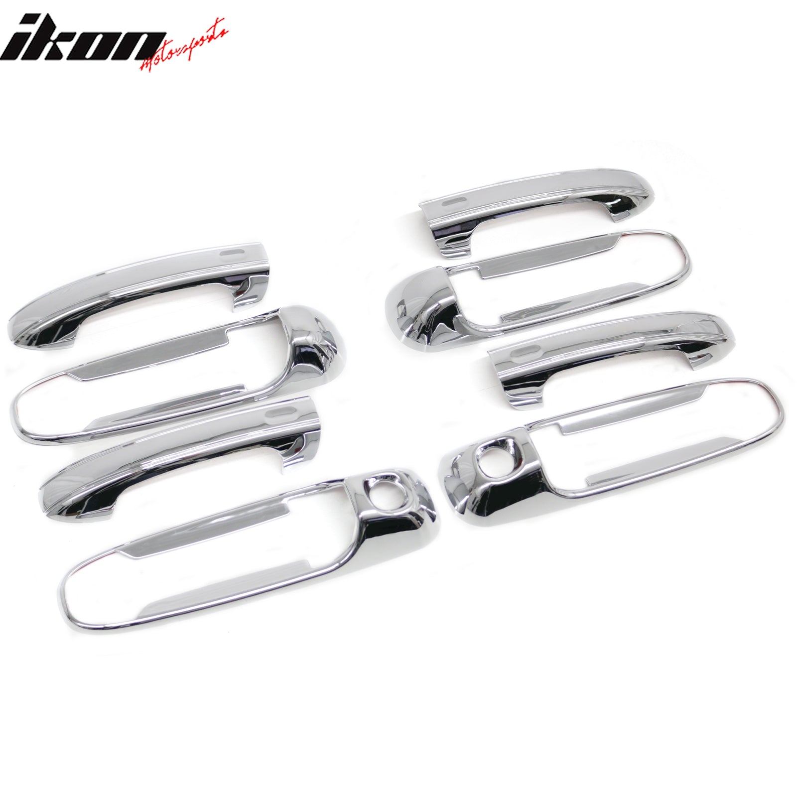 For 99-10 Dakota Durango Ram Liberty Grand Cherokee Door Handle Cover Chrome ABS