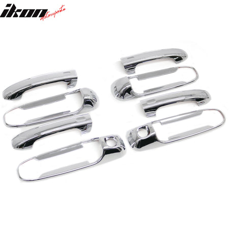 For 99-10 Dakota Durango Ram Liberty Grand Cherokee Door Handle Cover Chrome ABS