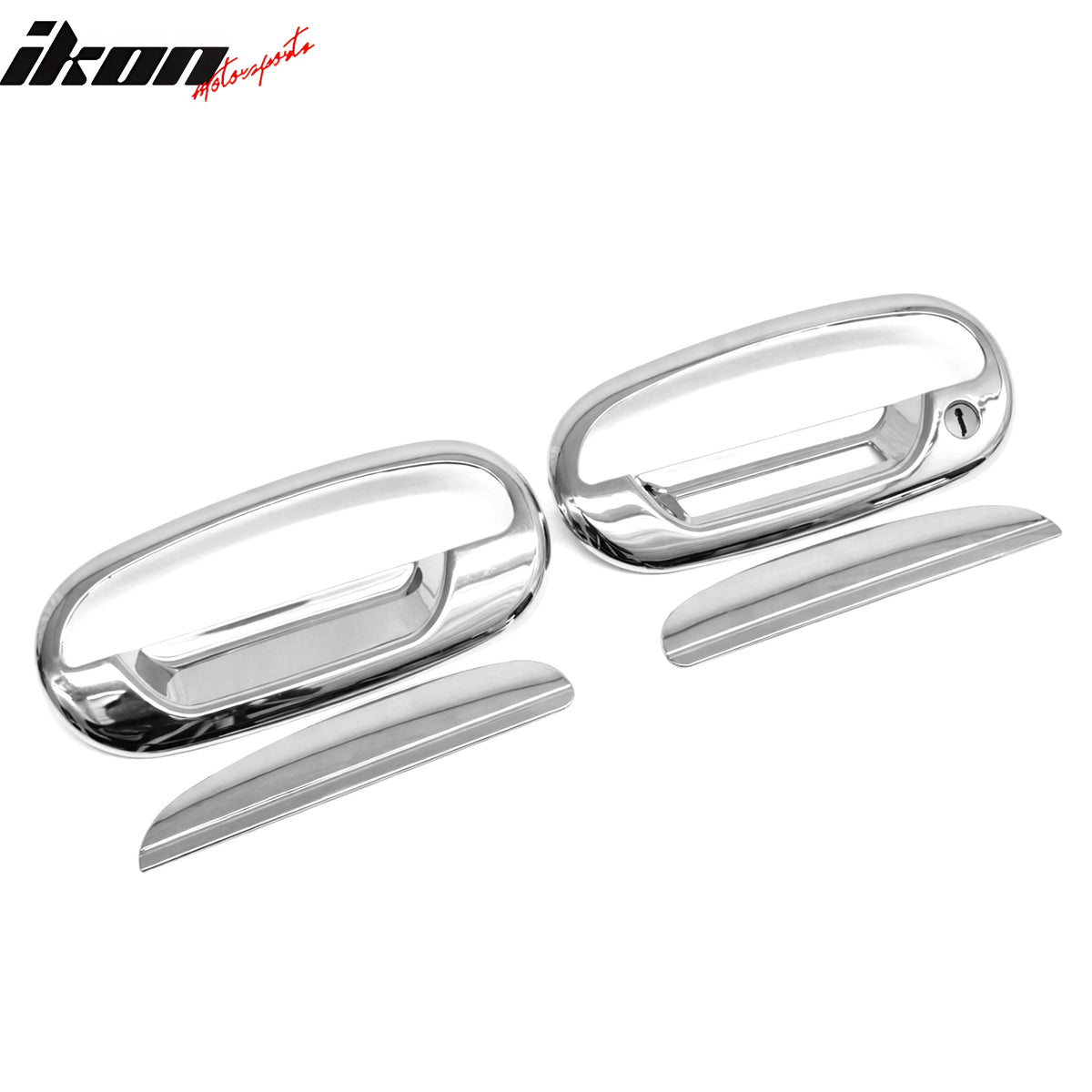 Fits 97-03 Ford F-150 2Dr Chrome Door Handle Covers 1 Key Hole w/ KeyPad Cut Out