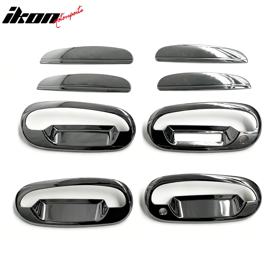 1997-2003 Ford F-150 1997-2002 Expedition Chrome Door Handle Cover ABS w/ 2-Keyhole