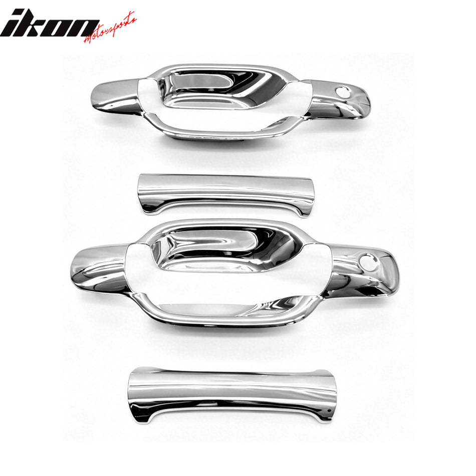 2004-2012 Chevy Colorado/GMC Canyon 2006-2008 Isuzu I-Pickup Chrome ABS Door Handle Covers Trim w/ 2 Keyholes