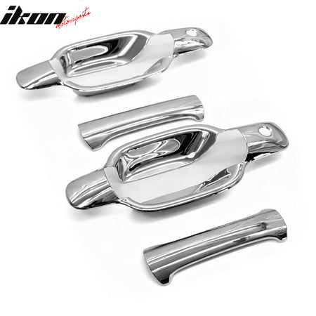 Fits 04-12 Chevy Colorado/ GMC Canyon Chrome Door Handle Covers w/ 2 Keyholes