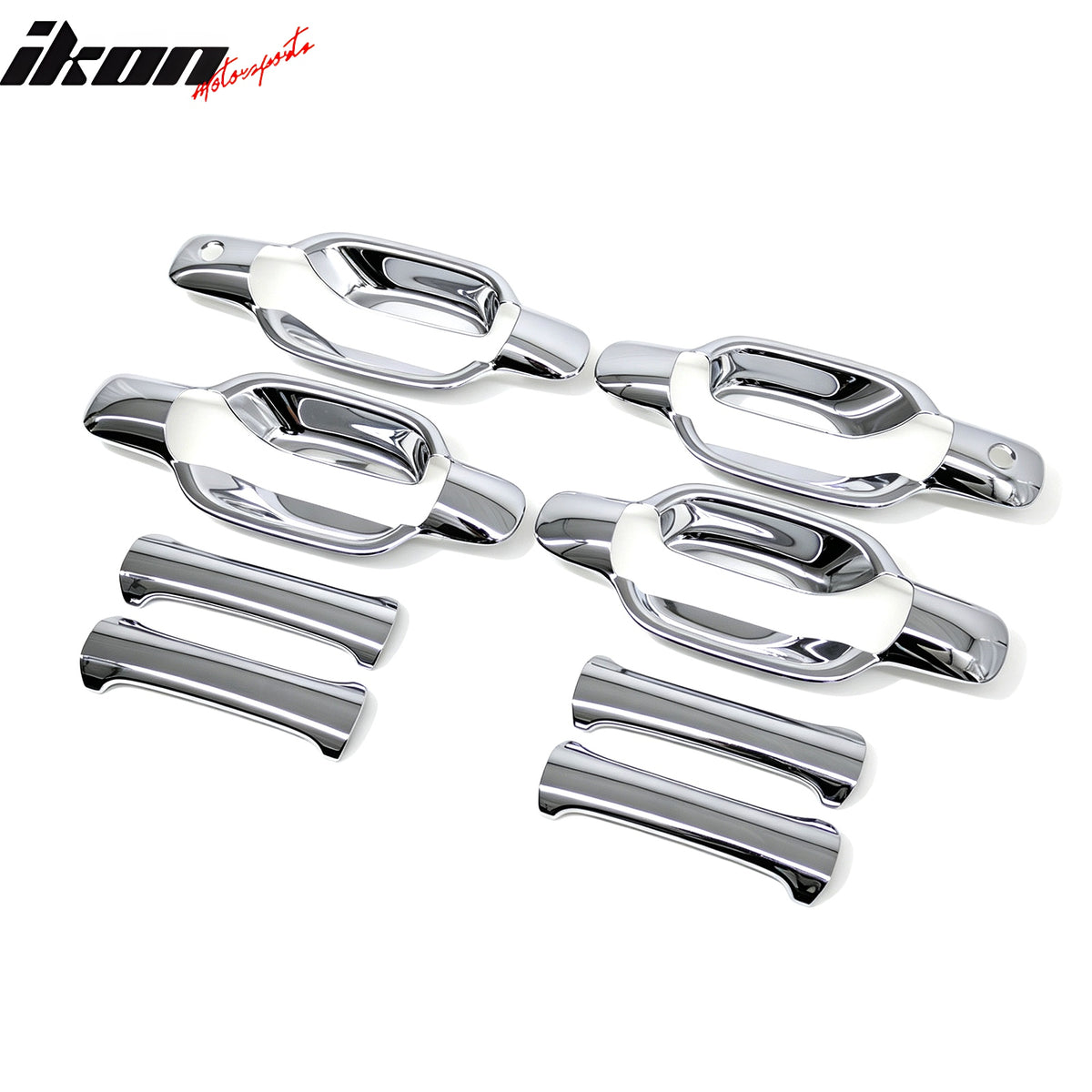 Fits 04-12 Chevy Colorado GMC Canyon Chrome ABS Door Handle Covers 2 Key Holes