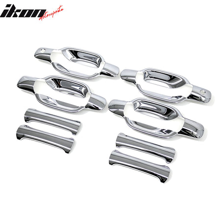 Fits 04-12 Chevy Colorado GMC Canyon Chrome ABS Door Handle Covers 2 Key Holes