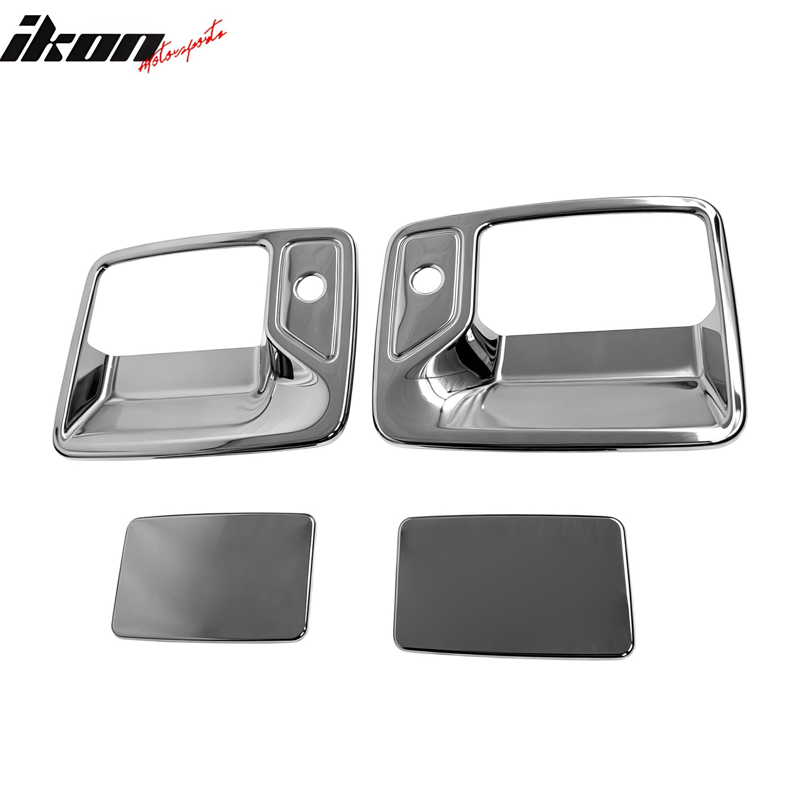 Fits 99-16 Ford F250 F350 F450 Super Duty Chrome Door Handle Covers 2 Key Holes
