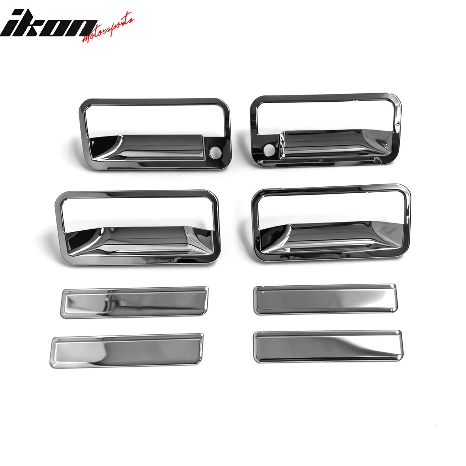 Fits 88-98 Chevy GMC C/K 95-99 Tahoe Yukon Chrome Door Handle Covers 2 Key Holes