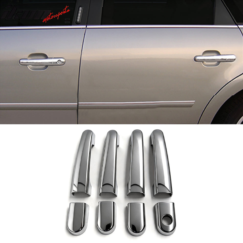 2005-2007 Five-Hundred Montego Chrome Door Handle Cover 1-Keyhole ABS