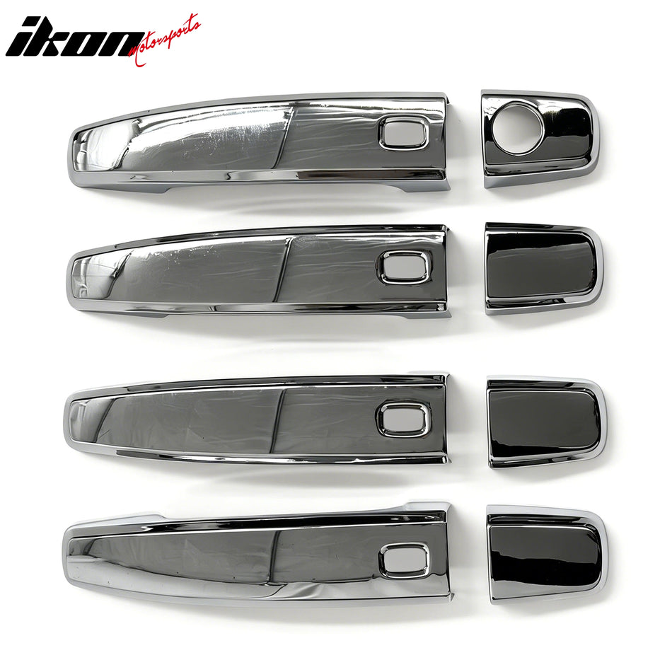 2008-2011 Chevy Aveo 2011-2016 Cruze Chrome Door Handle Cover ABS w/ 4 Smart Keys