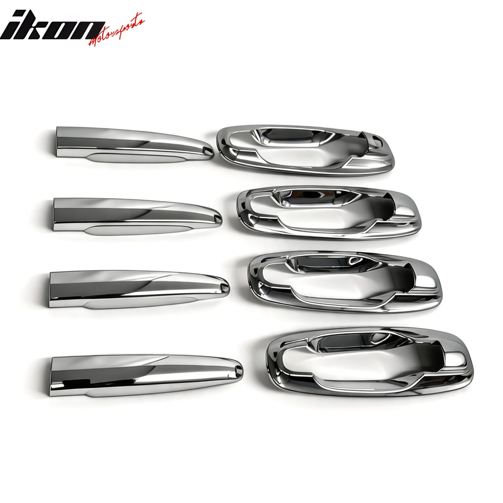 Fits 04-08 Suzuki Forenza 05-08 Reno Chrome ABS Door Handle Covers w/ 1 Key Hole