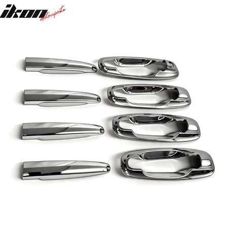 Fits 04-08 Suzuki Forenza 05-08 Reno Chrome ABS Door Handle Covers w/ 1 Key Hole