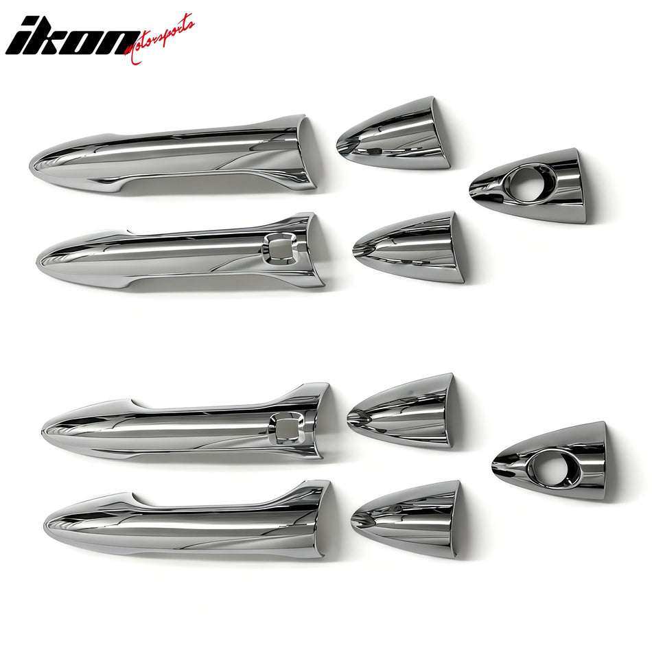 2011-2016 Hyundai Elantra Chrome Side Door Handle Cover ABS w/ 1 or 2 Keyholes