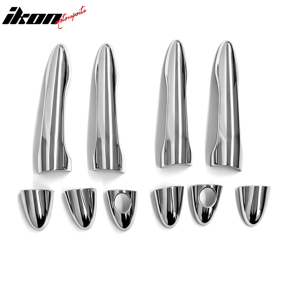 Door Handle Covers for Kia Sportage 2011-2016 Chrome W/ 2-Keyhole ABS