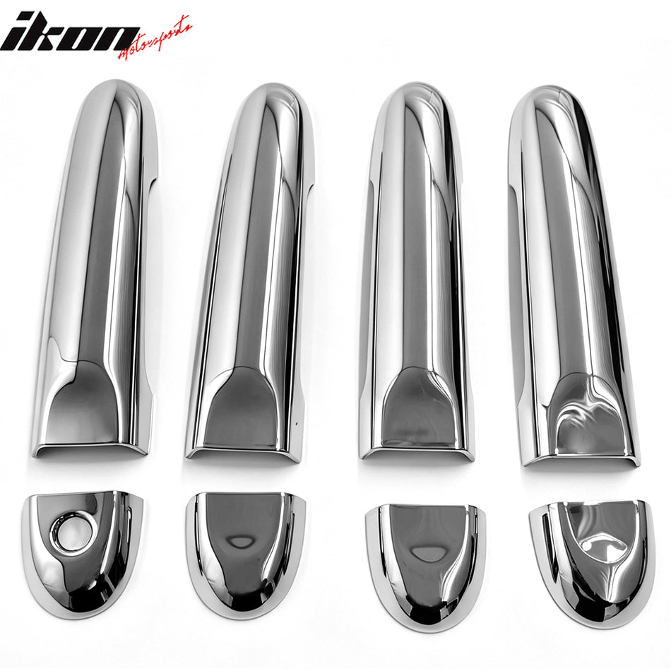 2009-2014 Nissan Cube 2012-2019 Versa Sedan Chrome ABS Door Handle Cover with 1 Key Hole