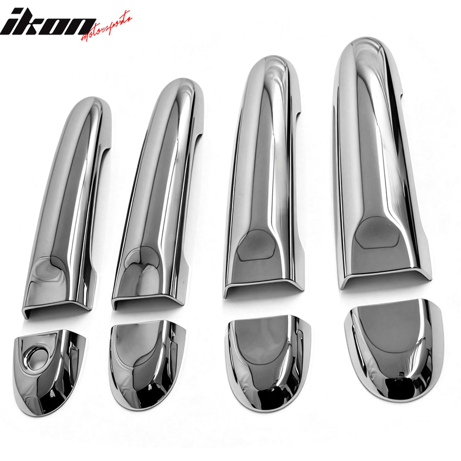 For 2009-2014 Nissan Cube Side Door Handle Cover Chrome ABS with 1 Key Hole