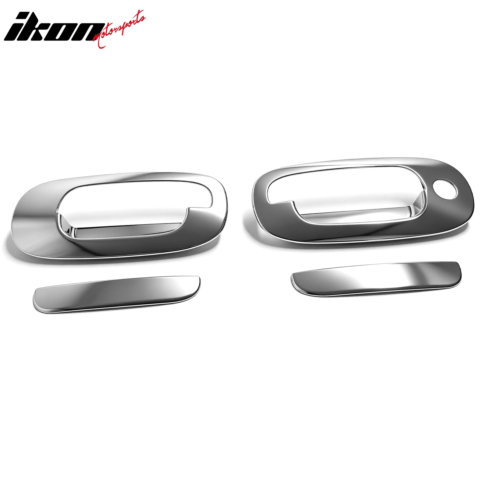 For 1997-2004 Dodge Dakota Door Handle Cover Chrome ABS with 1 Key Hole
