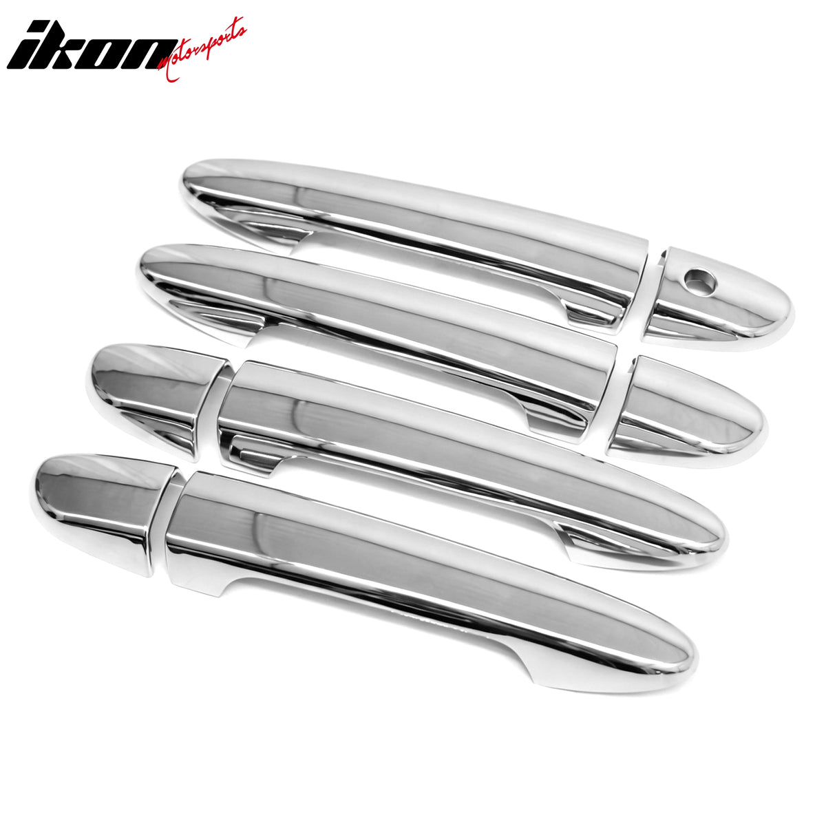 Fits 10-16 Mazda 3 13-24 CX-5 Chrome ABS 4PCS Door Handle Covers with 1 Key Hole