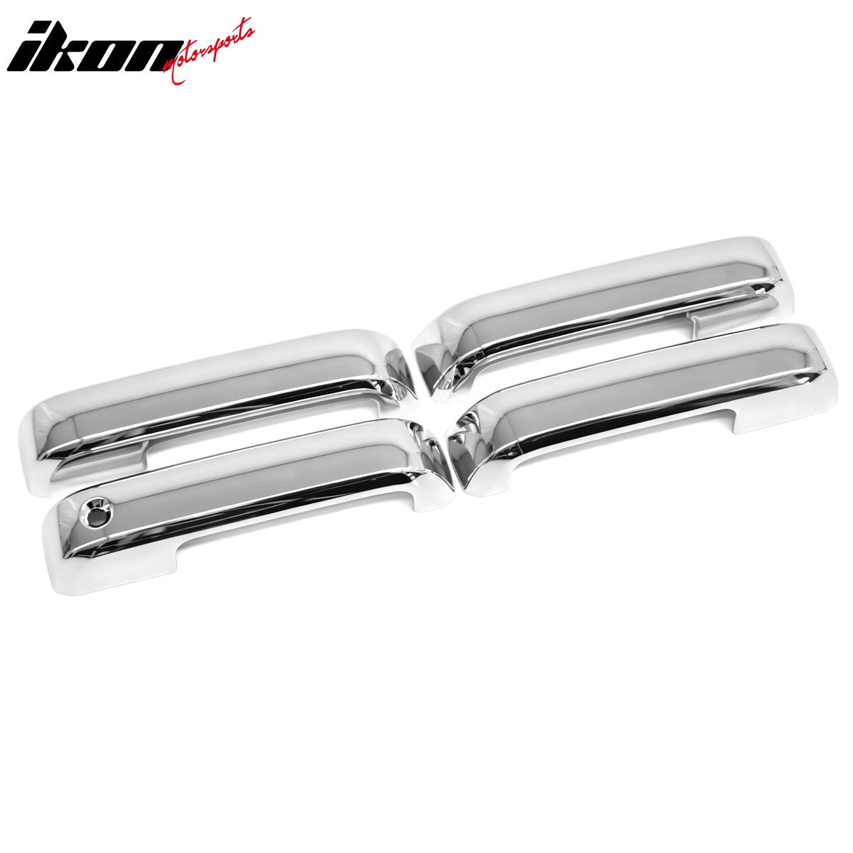 For 2015-2020 Ford F-150 Side Door Handle Covers Chrome ABS with 1 Key Hole